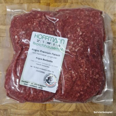 Angus beef burgerpattiew broichhauserhof