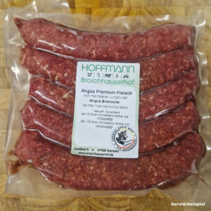 Angus beef bratwurst broichhauserhof