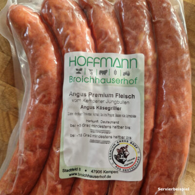 Angus beef kaesegriller