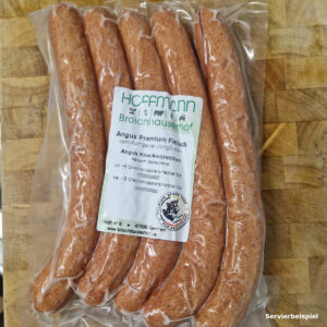 Angus beef knackwurst broichhauserhof